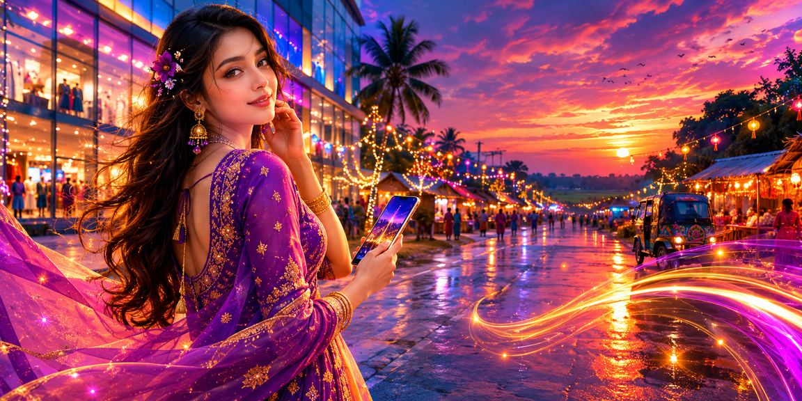 নতুন গেম ক্যাটাগরির দৃশ্যপট, রাতের বাজারের আলোকিত ছবি